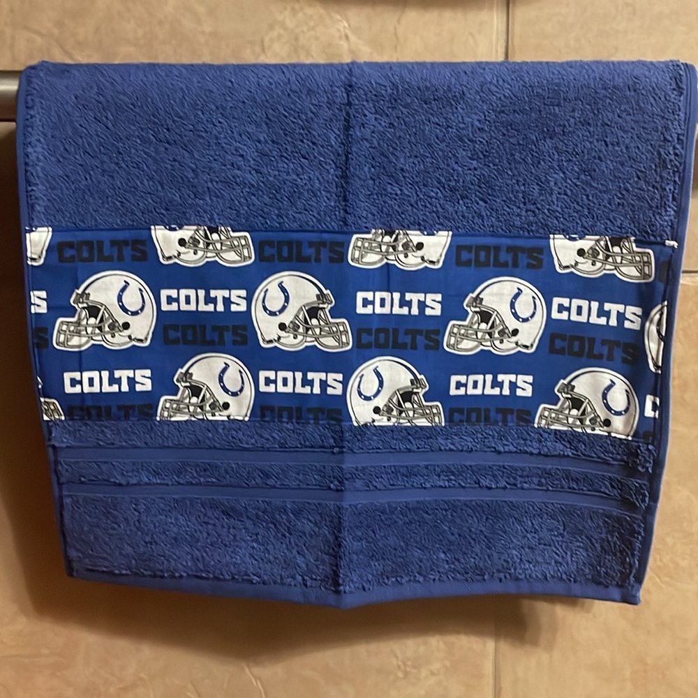 New NFL Colts hand towel.